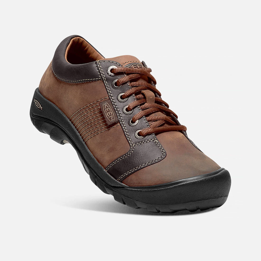 Keen Men's Austin Casual Shoes - Chocolate Brown- Regular (D) - Image 3