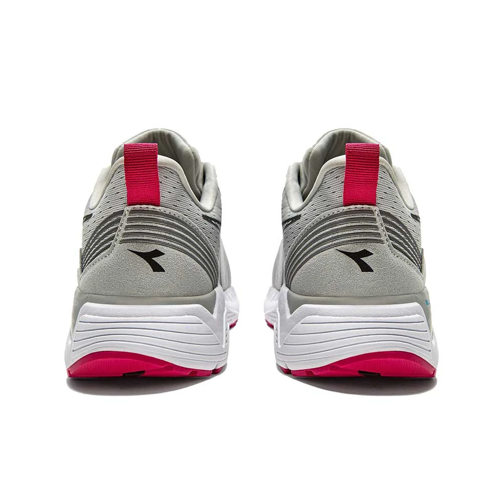 Diadora Women's Mythos Blushield Vigore 2 Running Shoe - Silver Dd/Blk/Rubine Red - Regular (B) - Image 3