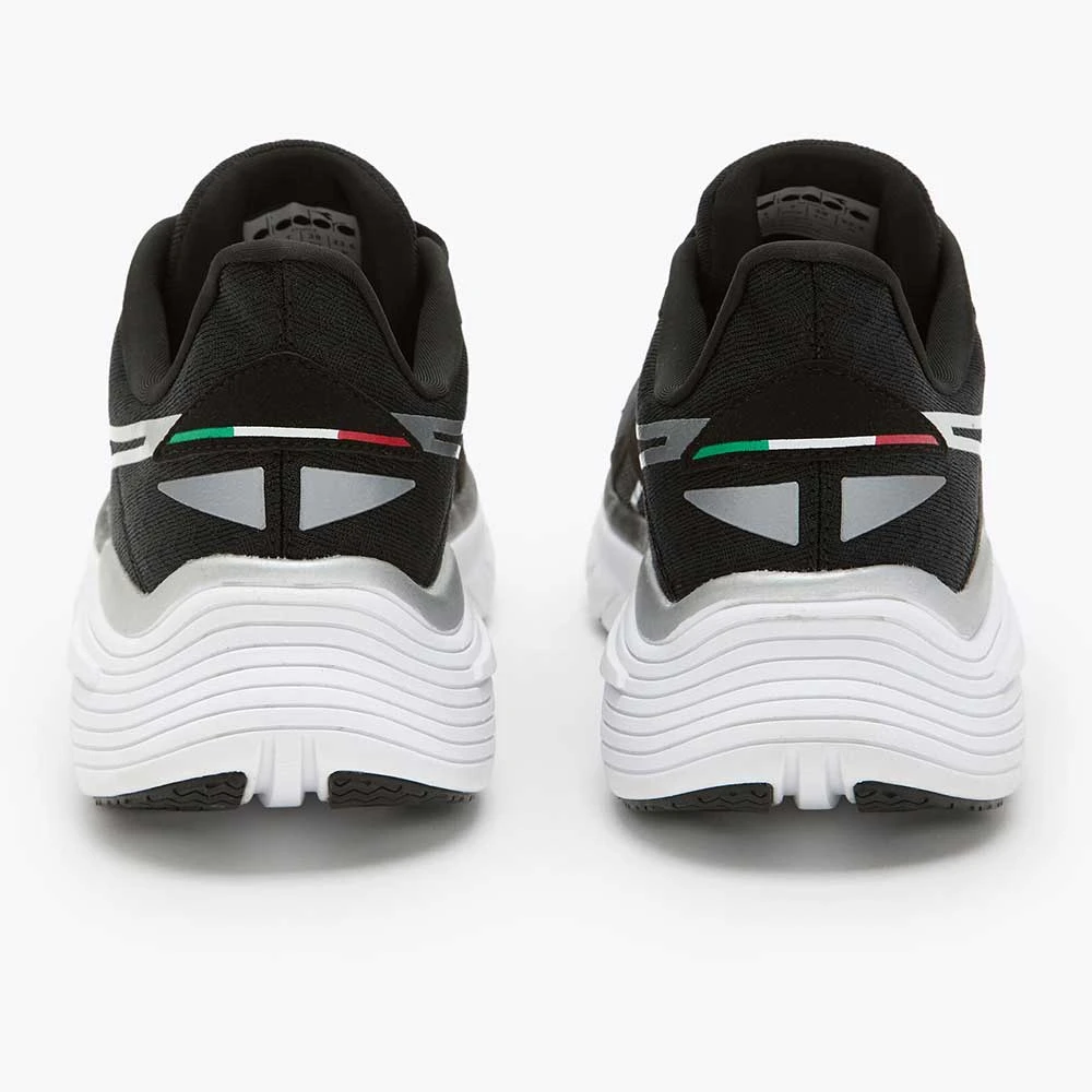 Diadora Women's Nucleo Running Shoe - Black/Silver/White - Regular (B) - Image 3