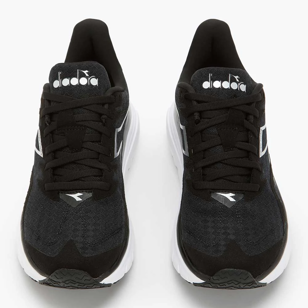Diadora Women's Nucleo Running Shoe - Black/Silver/White - Regular (B) - Image 2