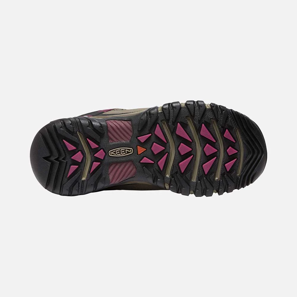 Keen Women's Targhee III Waterproof Hiking Shoe - Weiss/Boysenberry- Regular (B) - Image 6