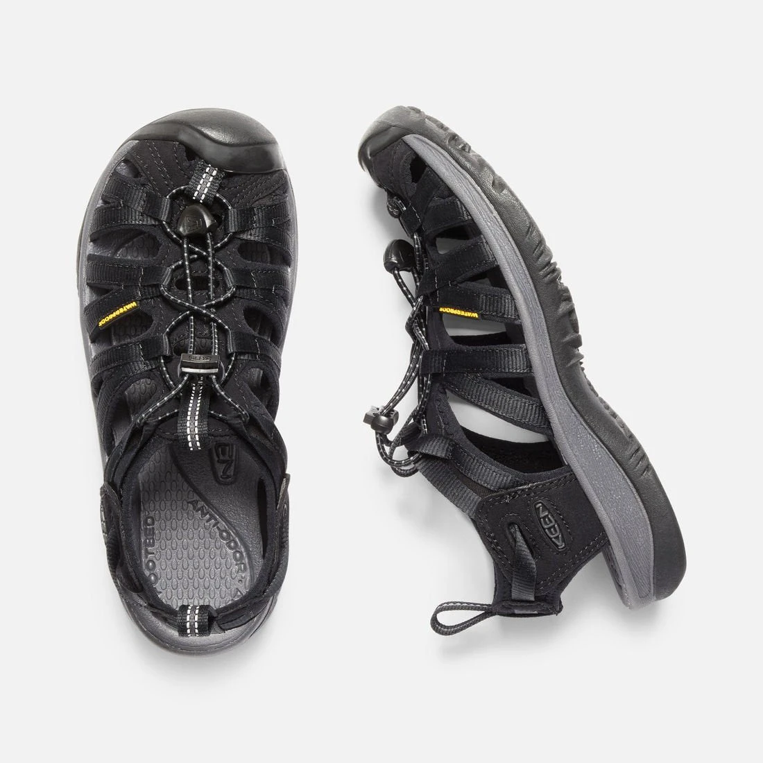 Keen Women's Whisper Sandal - Black/Magnet- Regular (B) - Image 2