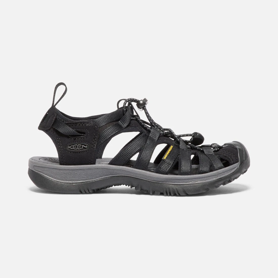 Keen Women's Whisper Sandal - Black/Magnet- Regular (B)