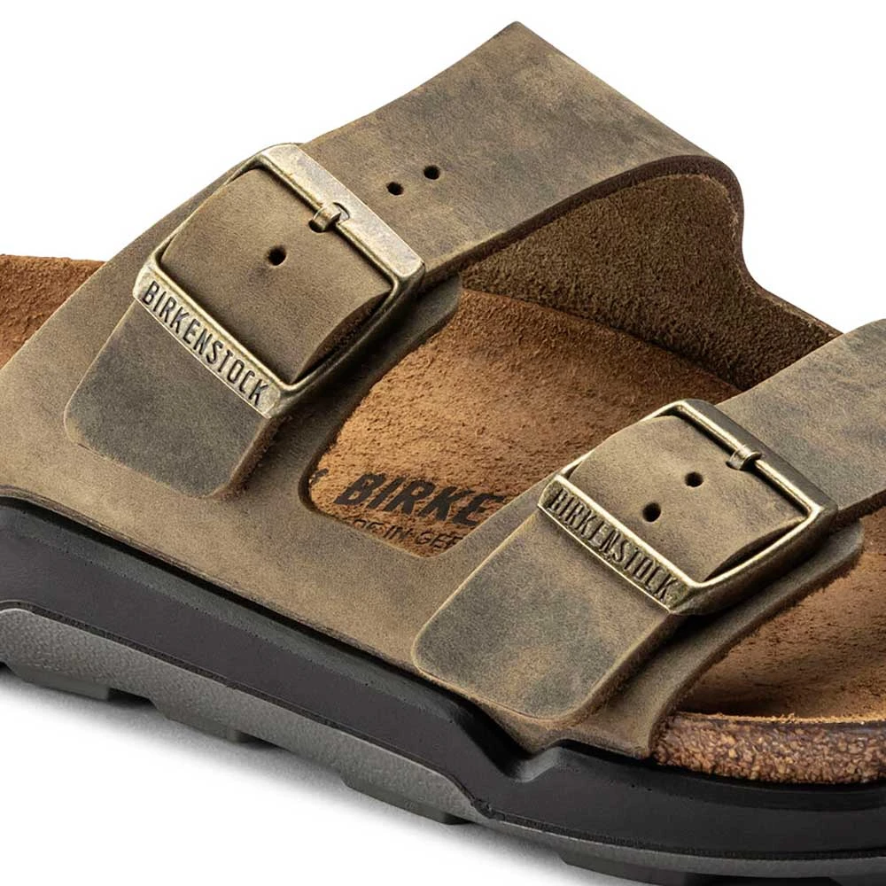 Birkenstock Men's Arizona Rugged Sandal - Faded Khaki - Regular - Image 5