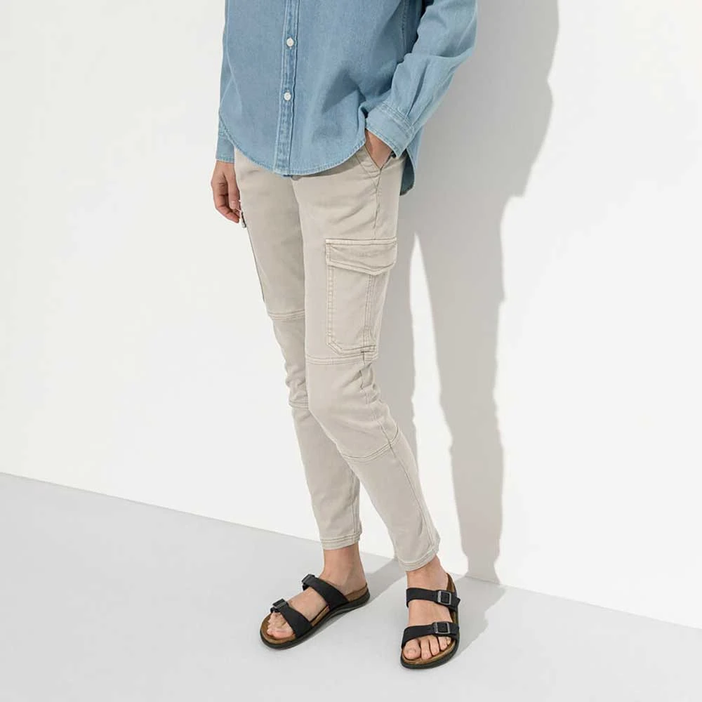 Birkenstock Women's Sierra Oiled Leather Sandal - Black - Regular/Wide - Image 6