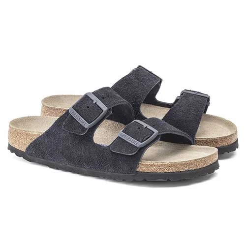 Birkenstock Arizona Suede Soft Footbed -Midnight- Medium/Narrow - Image 4