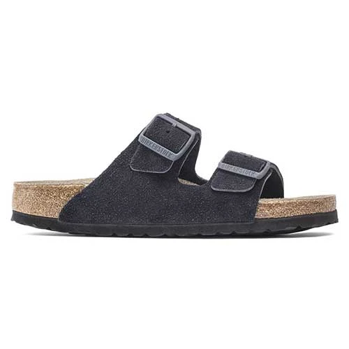 Birkenstock Arizona Suede Soft Footbed -Midnight- Medium/Narrow - Image 5