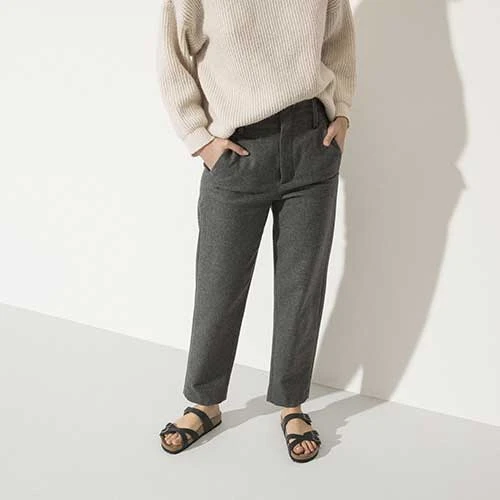 Birkenstock Women's Franca Oiled Leather Sandals- Black- Regular/Wide - Image 3