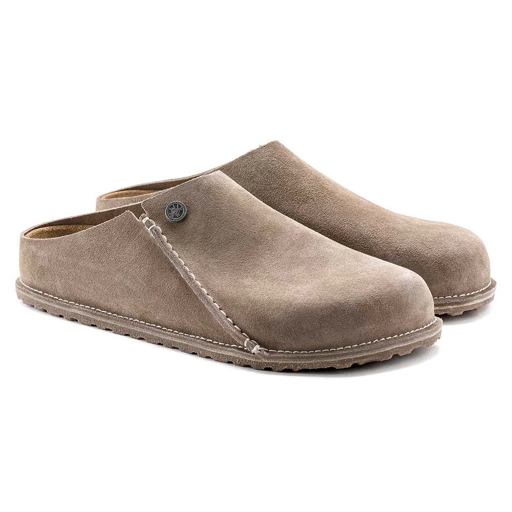 Birkenstock Women's Zermatt Suede Slipper - Gray Taupe - Medium/Narrow - Image 4