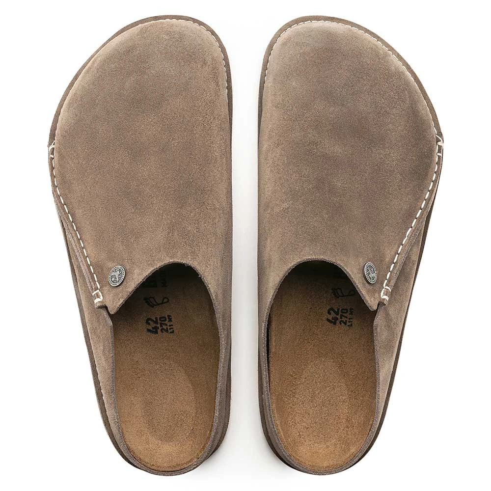 Birkenstock Women's Zermatt Suede Slipper - Gray Taupe - Medium/Narrow - Image 6