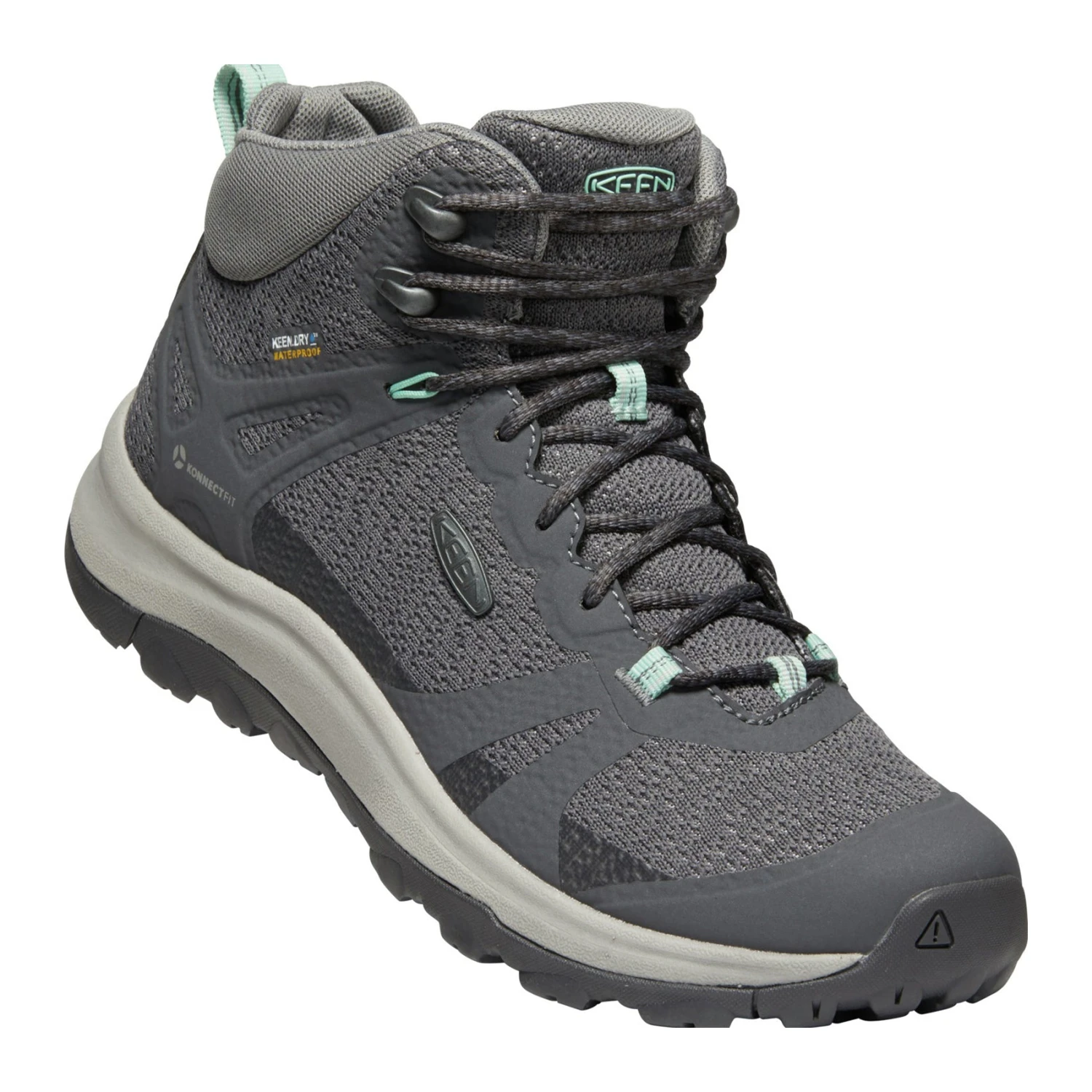 Keen Women's Terradora II Mid Waterproof Hiking Boot - Magnet/Ocean Wave - Regular (B) - Image 2
