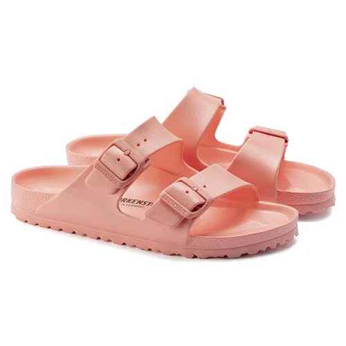 Birkenstock Arizona EVA Sandal - Coral Peach- Medium/Narrow - Image 4