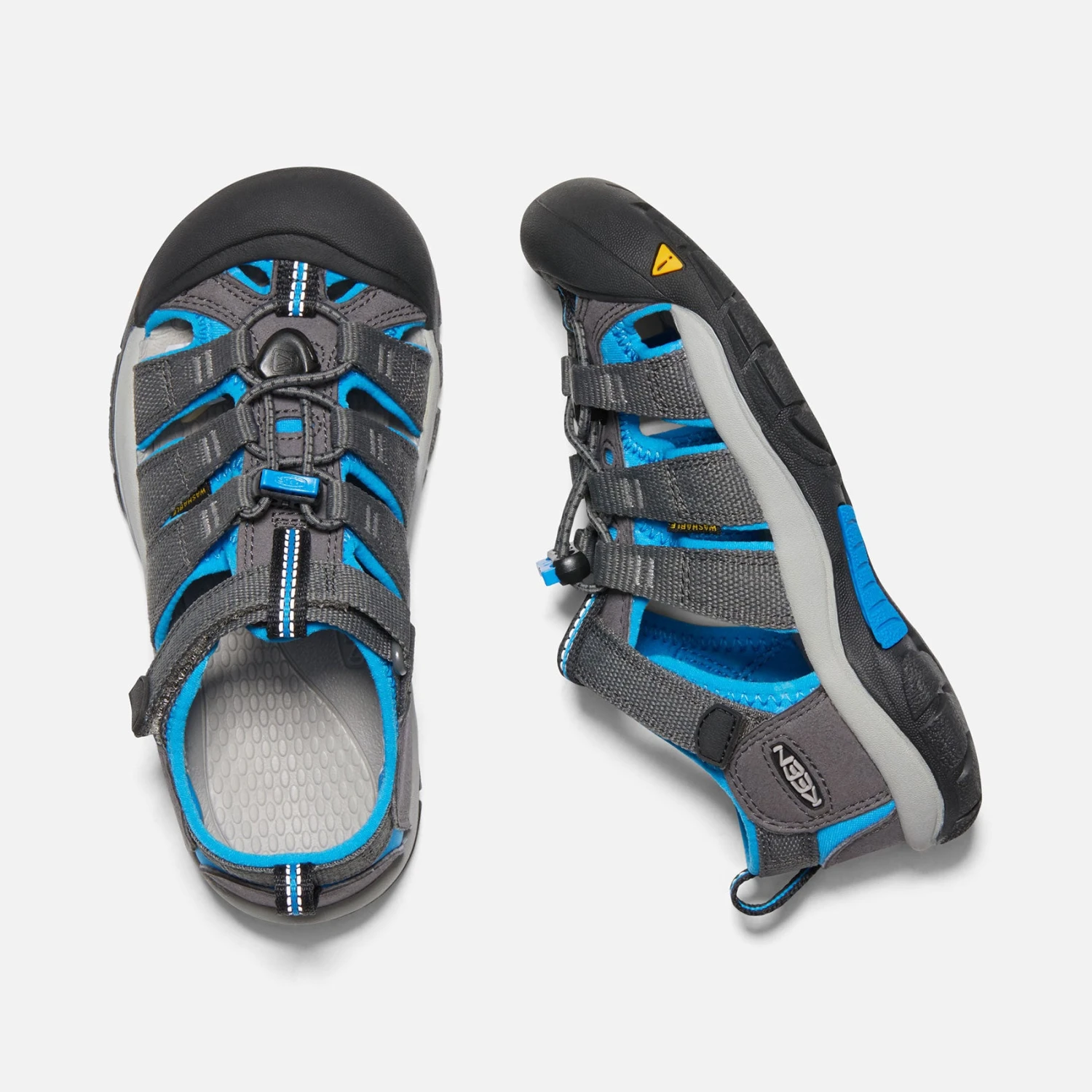 Keen Big Kids' Newport H2 Sandal - Magnet/Brilliant Blue - Image 4