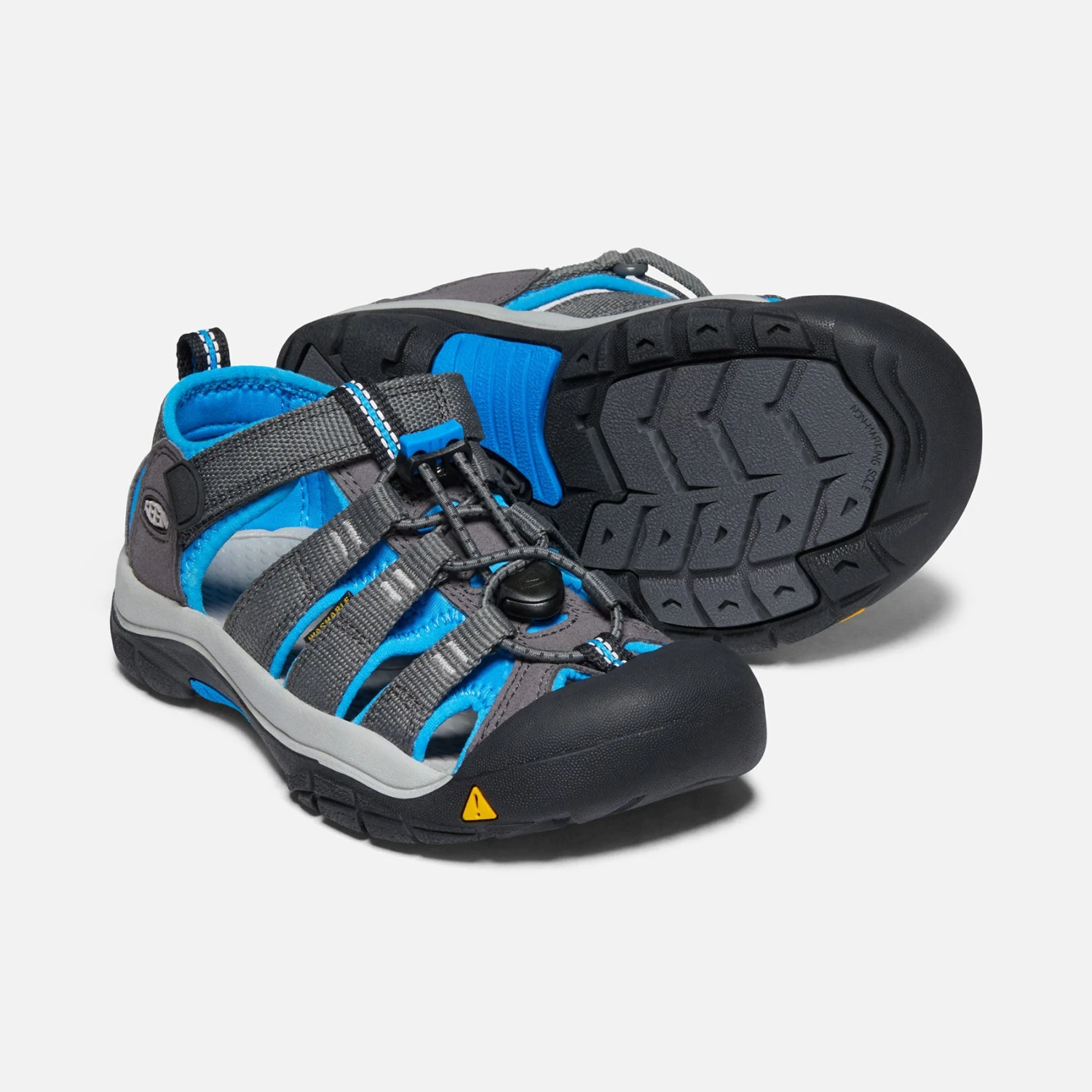 Keen Big Kids' Newport H2 Sandal - Magnet/Brilliant Blue - Image 5