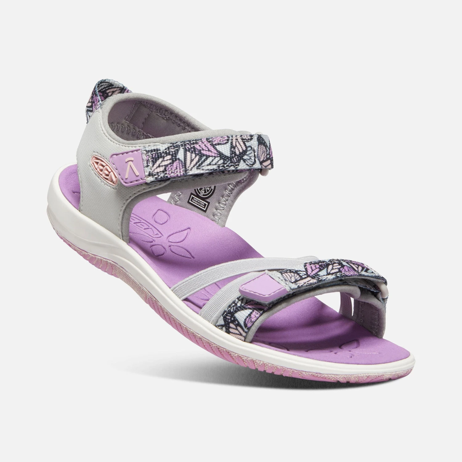 Keen Big Kids' Verano Sandal - Vapor/African Violet - Image 3