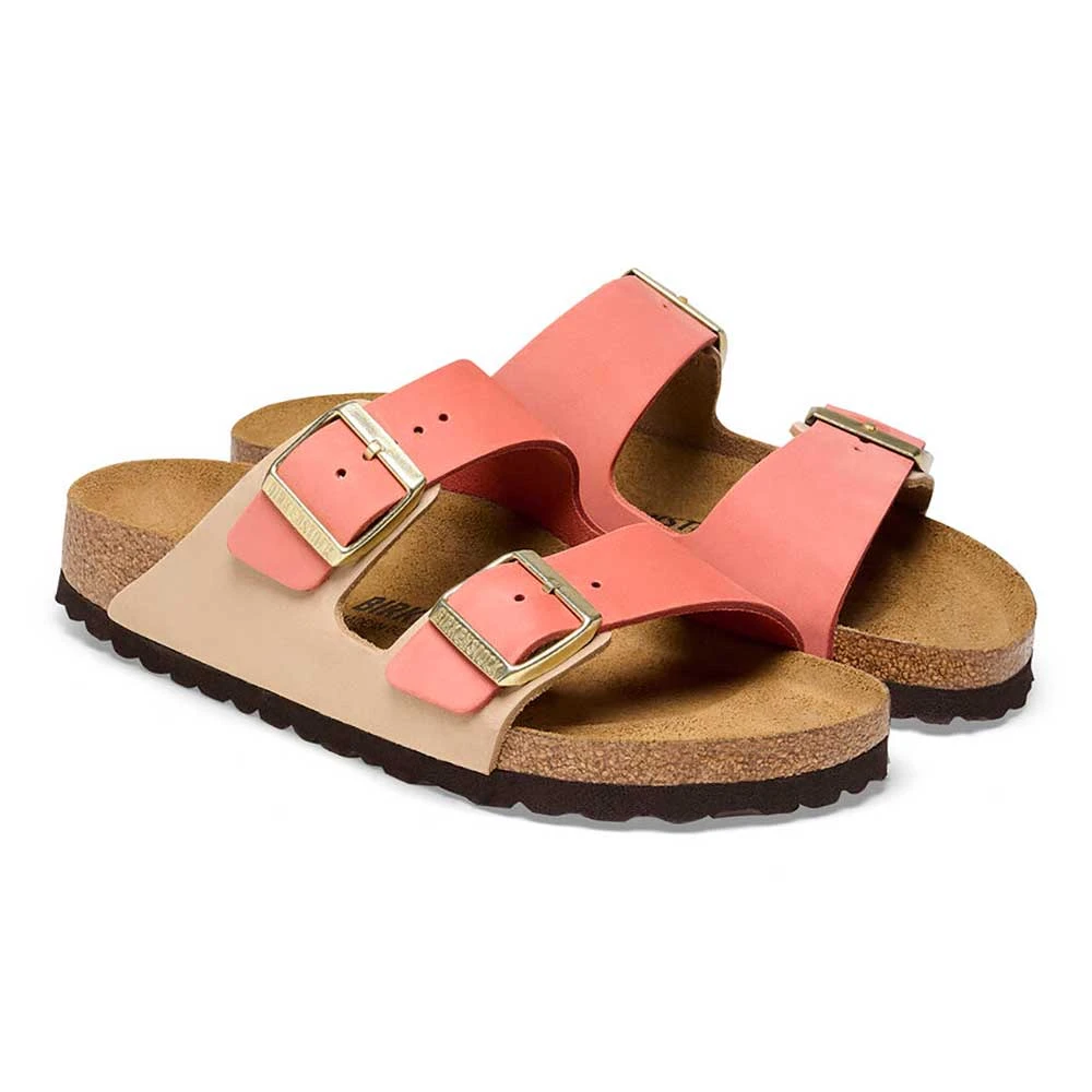 Birkenstock Women's Arizona Nubuck Sandal - Mars/Sandcastle - Regular (B) - Image 2
