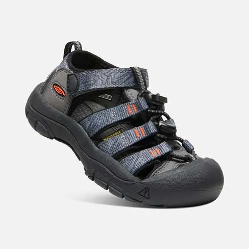 Keen Little Kids' Newport H2 Sandal - Steel Grey/Black - Image 2