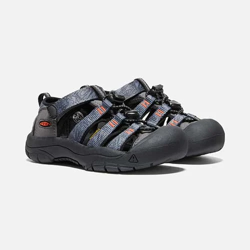 Keen Little Kids' Newport H2 Sandal - Steel Grey/Black - Image 3