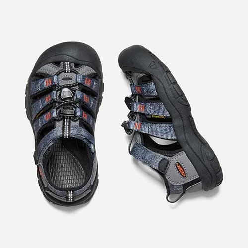 Keen Little Kids' Newport H2 Sandal - Steel Grey/Black - Image 5