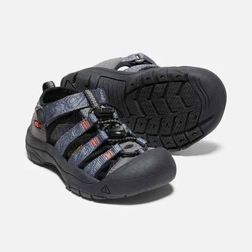 Keen Little Kids' Newport H2 Sandal - Steel Grey/Black - Image 6