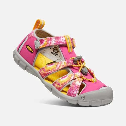Little Kids' Seacamp II CNX Sandal - Multi/Keen Yellow - Image 2