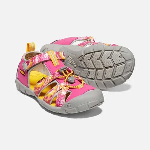 Little Kids' Seacamp II CNX Sandal - Multi/Keen Yellow - Image 5