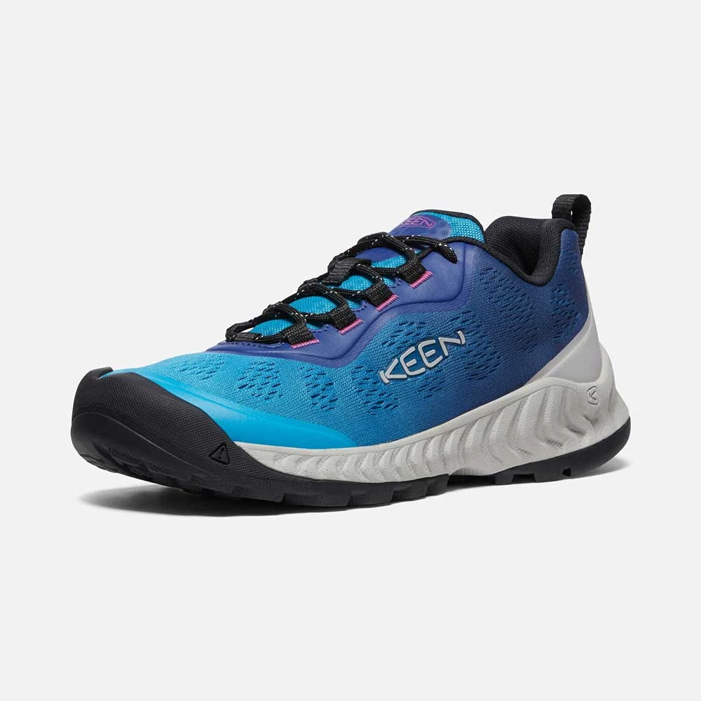 Keen Women's NXIS Speed Hiking Shoe- Fjord Blue/Ombre- Regular (B) - Image 2