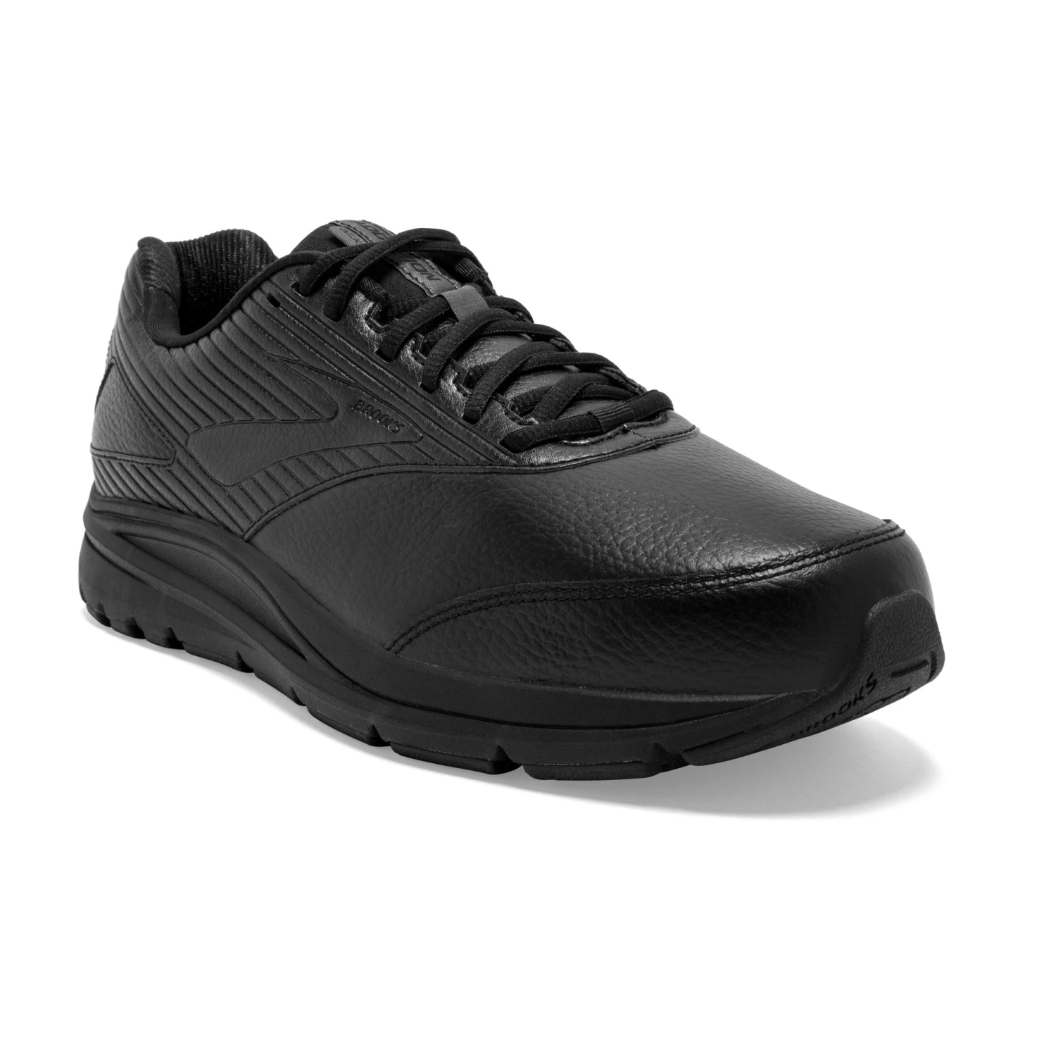 BROOKS Men's Addiction Walker 2 Walking Shoe- Black/Black - Extra Wide (4E) - Image 2