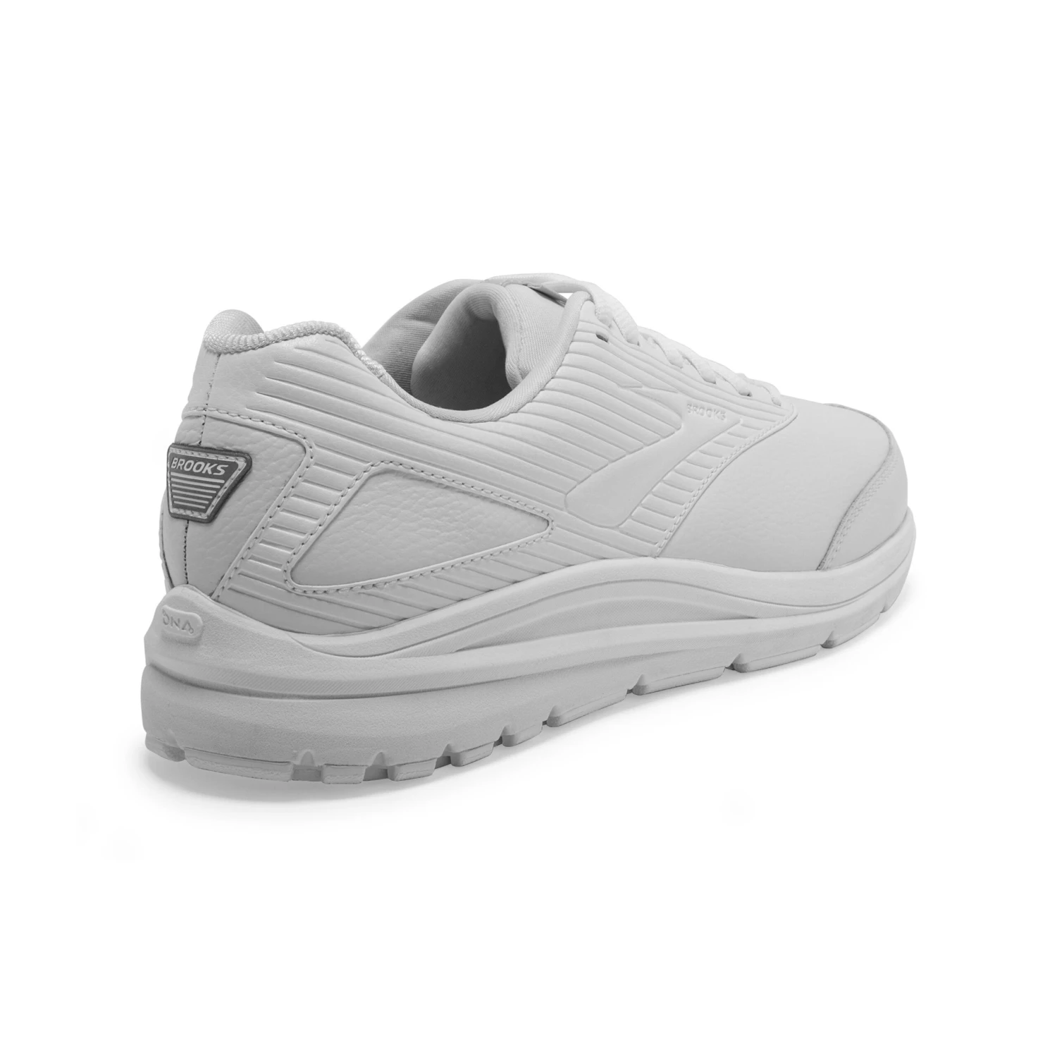 BROOKS Men's Addiction Walker 2 Walking Shoe- White/White-Narrow (B) - Image 4