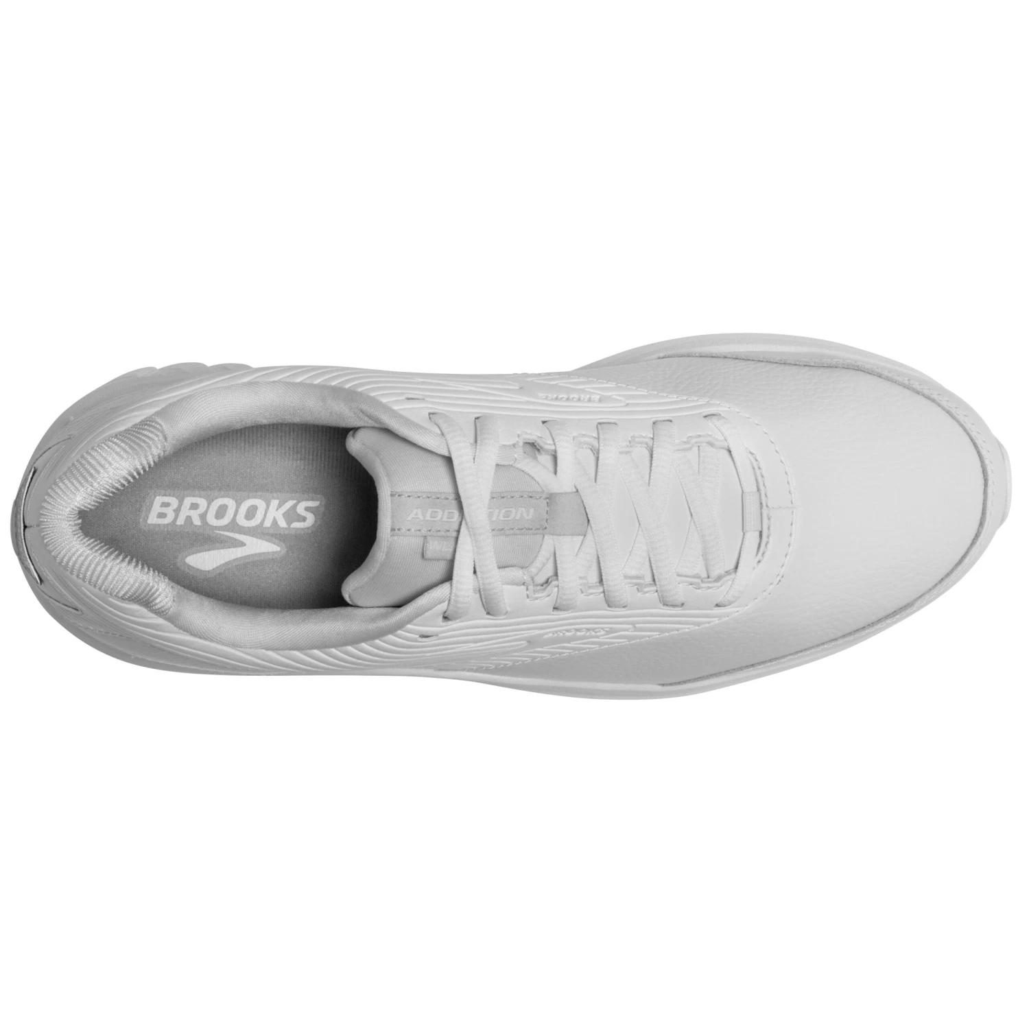 BROOKS Men's Addiction Walker 2 Walking Shoe - White/White- Wide (2E) - Image 5