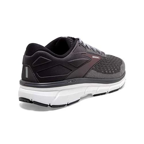 BROOKS Men's Dyad 11 Running Shoe - Blackened Pearl/Alloy/Red - Regular (D) - Image 2