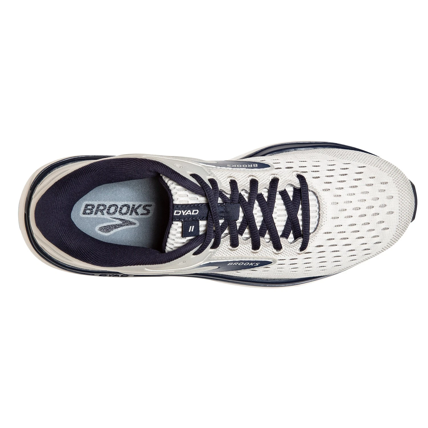 BROOKS Men's Dyad 11 Running Shoe - Antarctica/Grey/Peacoat - Regular (D) - Image 4