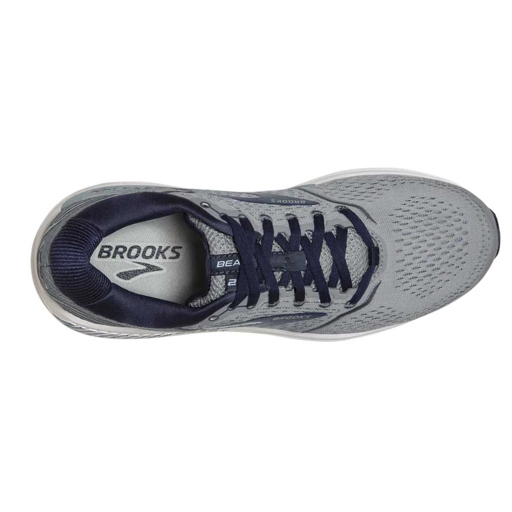 BROOKS Men's Beast 20 Running Shoe - Blue/Grey/Peacoat- Wide (2E) - Image 5