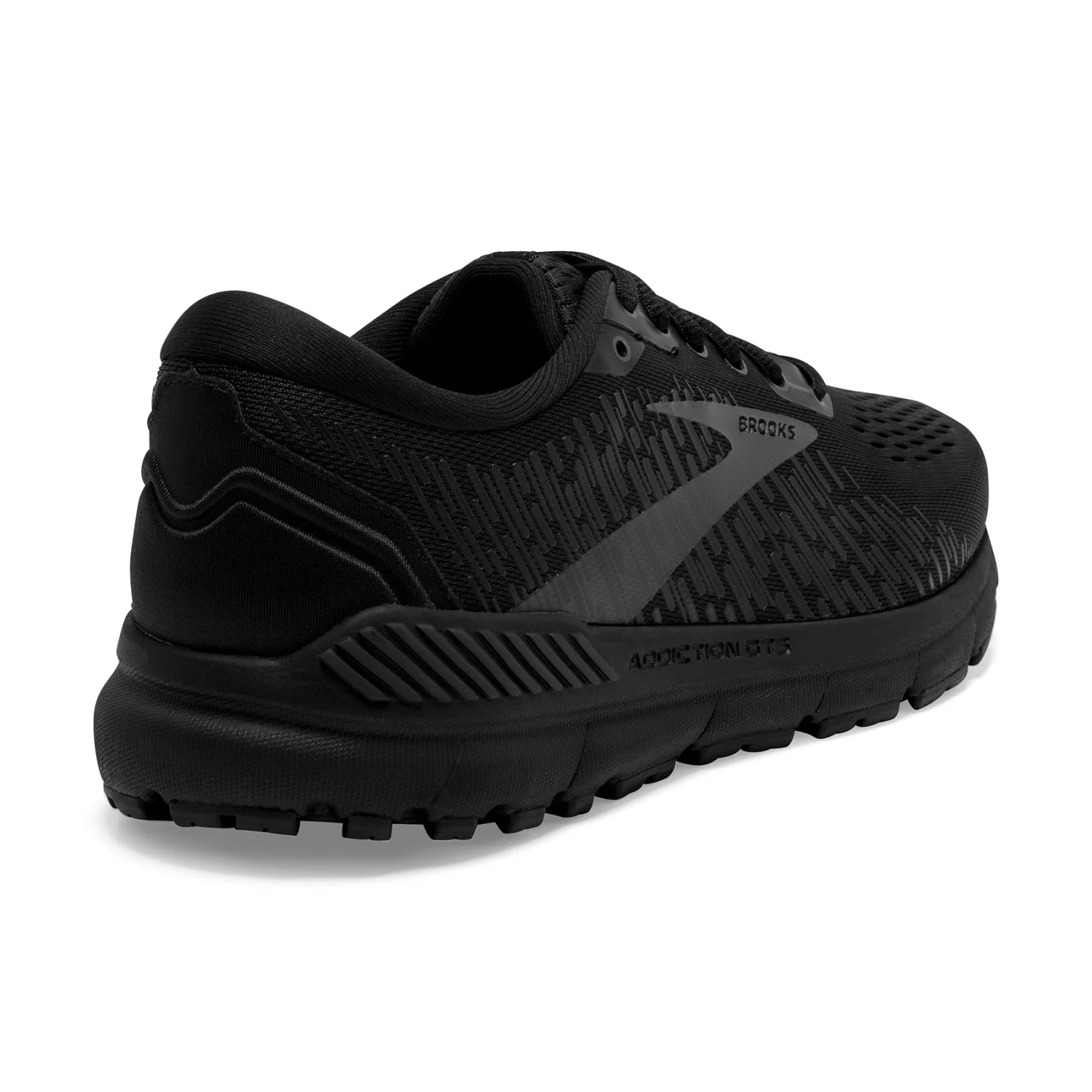 BROOKS Men's Addiction GTS 15 Running Shoe - Black/Black/Ebony - Extra Wide (4E) - Image 5