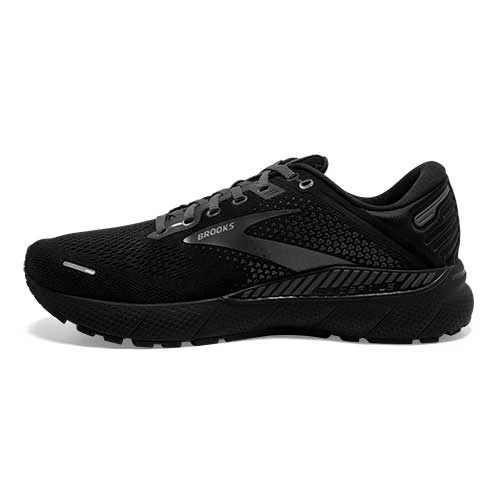 BROOKS Men's Adrenaline GTS 22 Running Shoe - Black/Black/Ebony- Regular (D) - Image 4