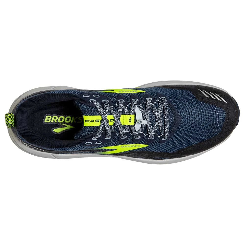 BROOKS Men's Cascadia 16 Trail Running Shoe- Titan/Peacoat/Nightlife- Regular (D) - Image 6