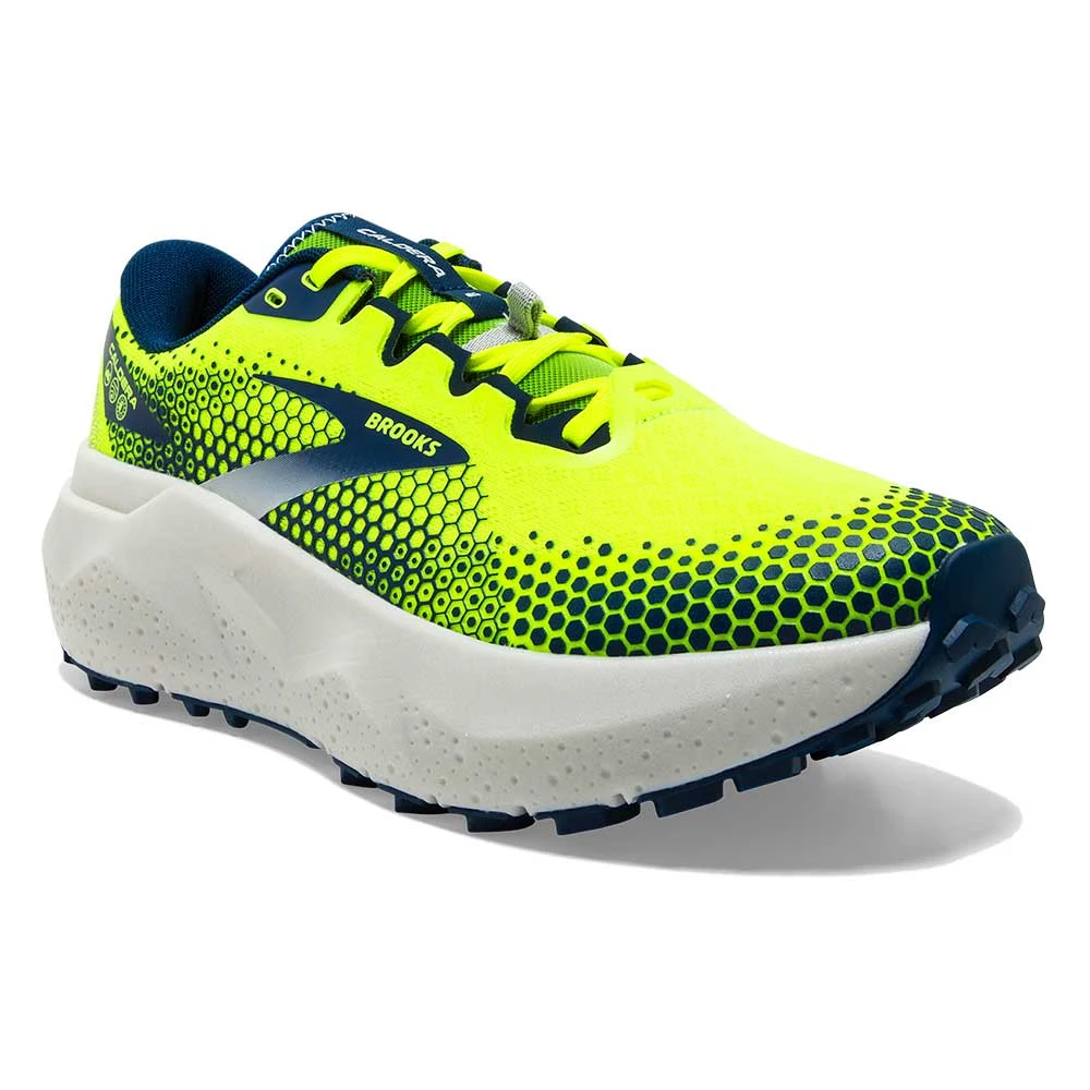 BROOKS Men's Caldera 6 Trail Running Shoe - Nightlife/Titan/Oyster Mushroom - Regular (D) - Image 2