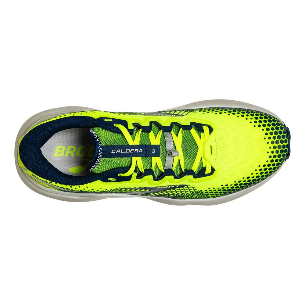 BROOKS Men's Caldera 6 Trail Running Shoe - Nightlife/Titan/Oyster Mushroom - Regular (D) - Image 4