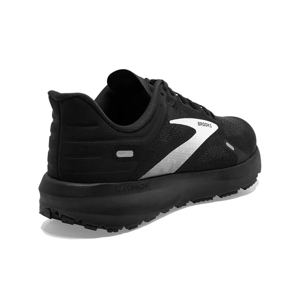 BROOKS Men's Launch 9 Running Shoe - Black/White- Regular (D) - Image 5