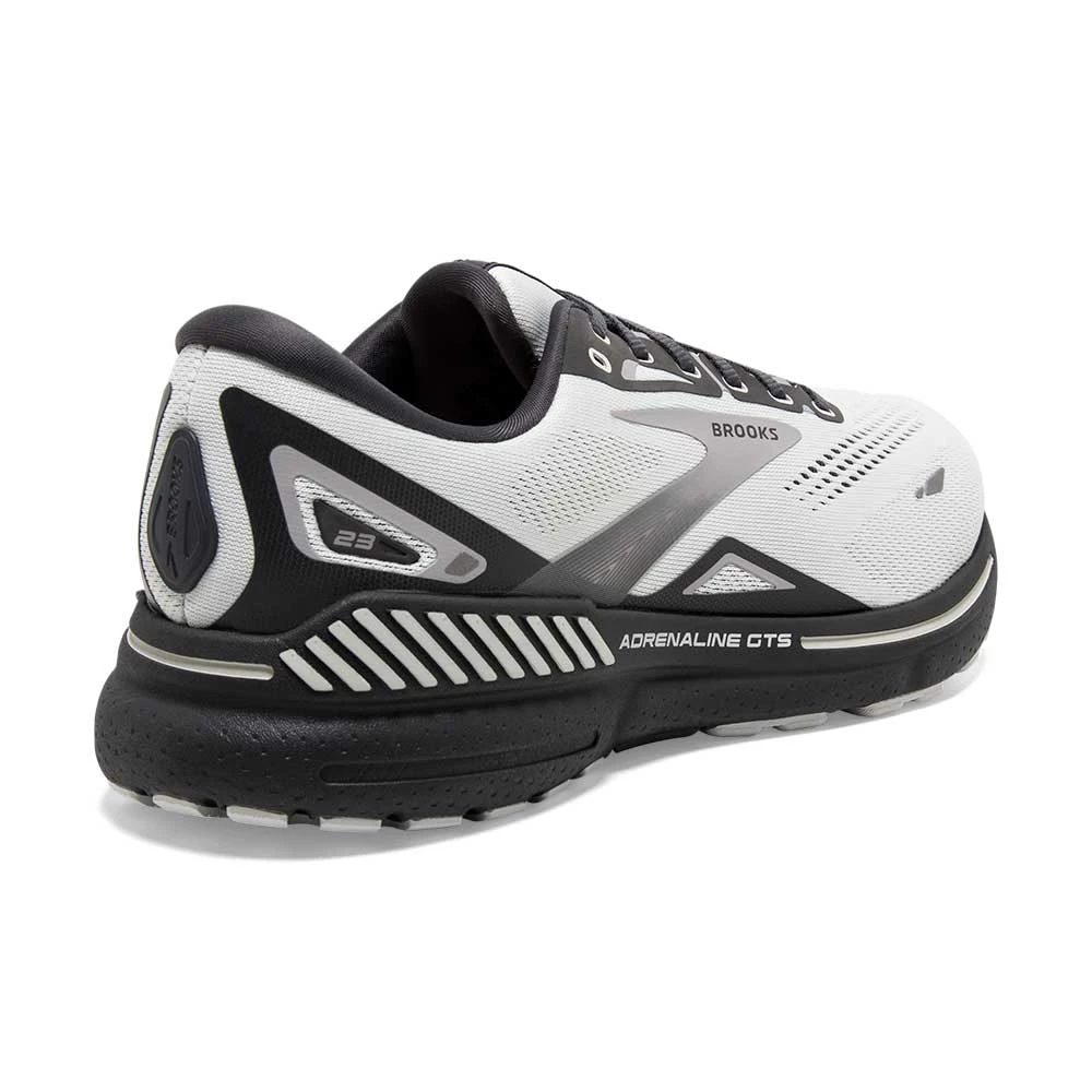 BROOKS Men's Adrenaline GTS 23 Running Shoe - Oyster/Ebony/Alloy- Wide (2E) - Image 5