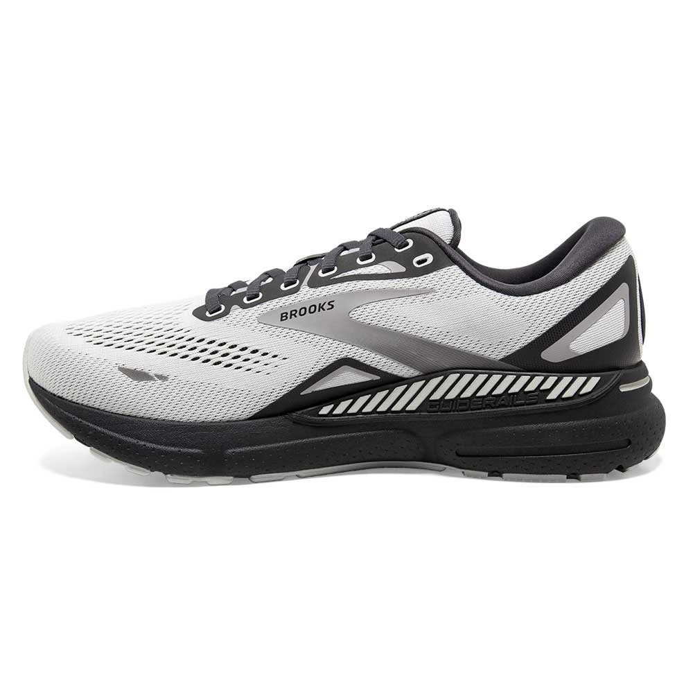 BROOKS Men's Adrenaline GTS 23 Running Shoe - Oyster/Ebony/Alloy- Wide (2E) - Image 4