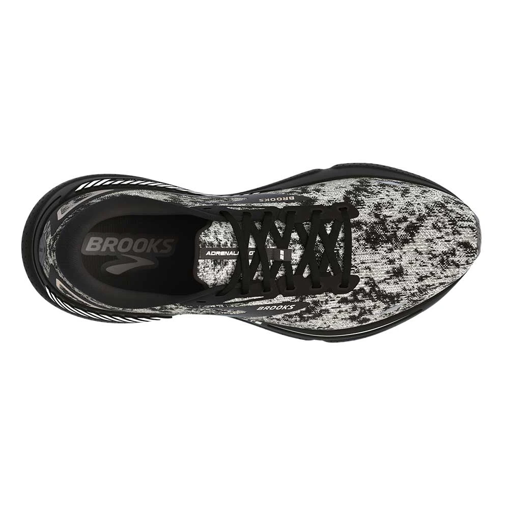 BROOKS Men's Adrenaline GTS 23 Running Shoe - White/Grey/Black- Regular (D) - Image 5
