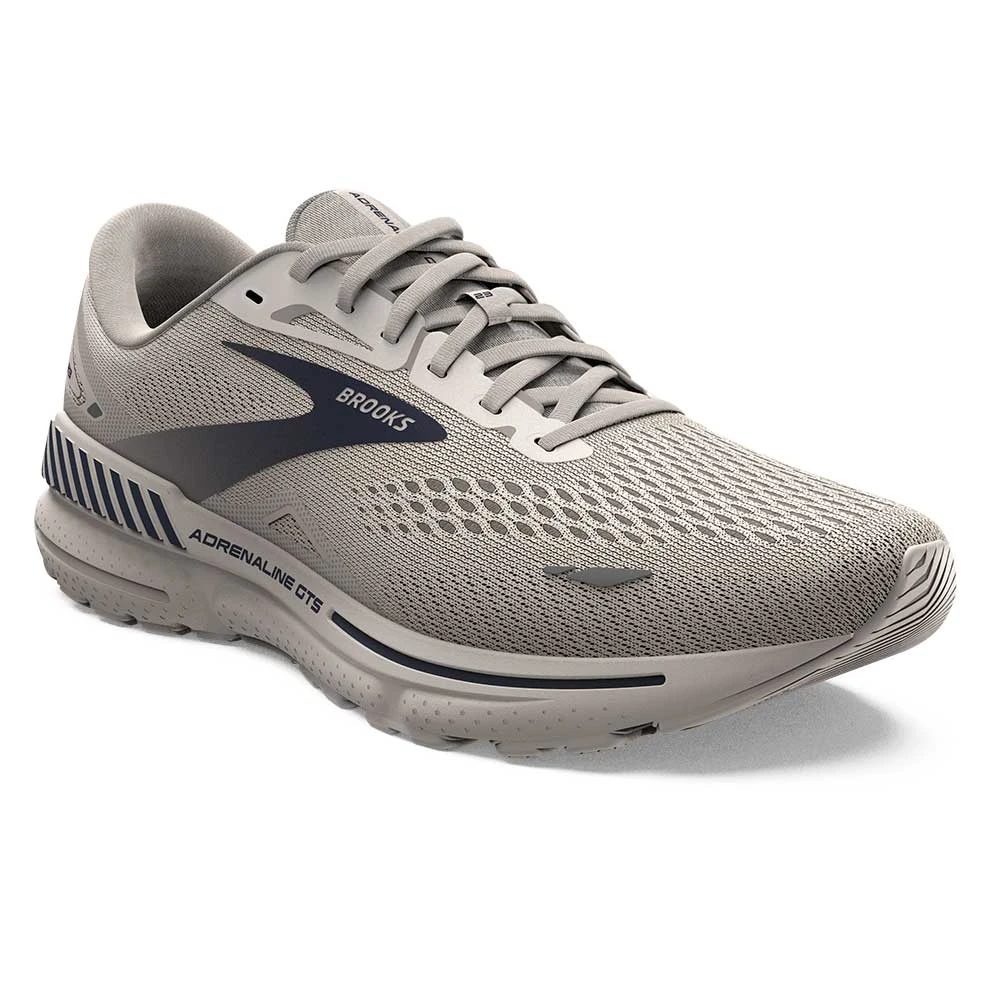 BROOKS Adrenaline GTS 23 (D) - Crystal Grey/Surkthe Web/Grey - Image 2