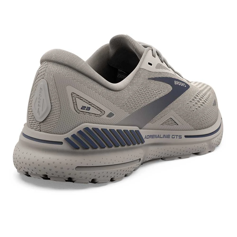 BROOKS Adrenaline GTS 23 (D) - Crystal Grey/Surkthe Web/Grey - Image 4