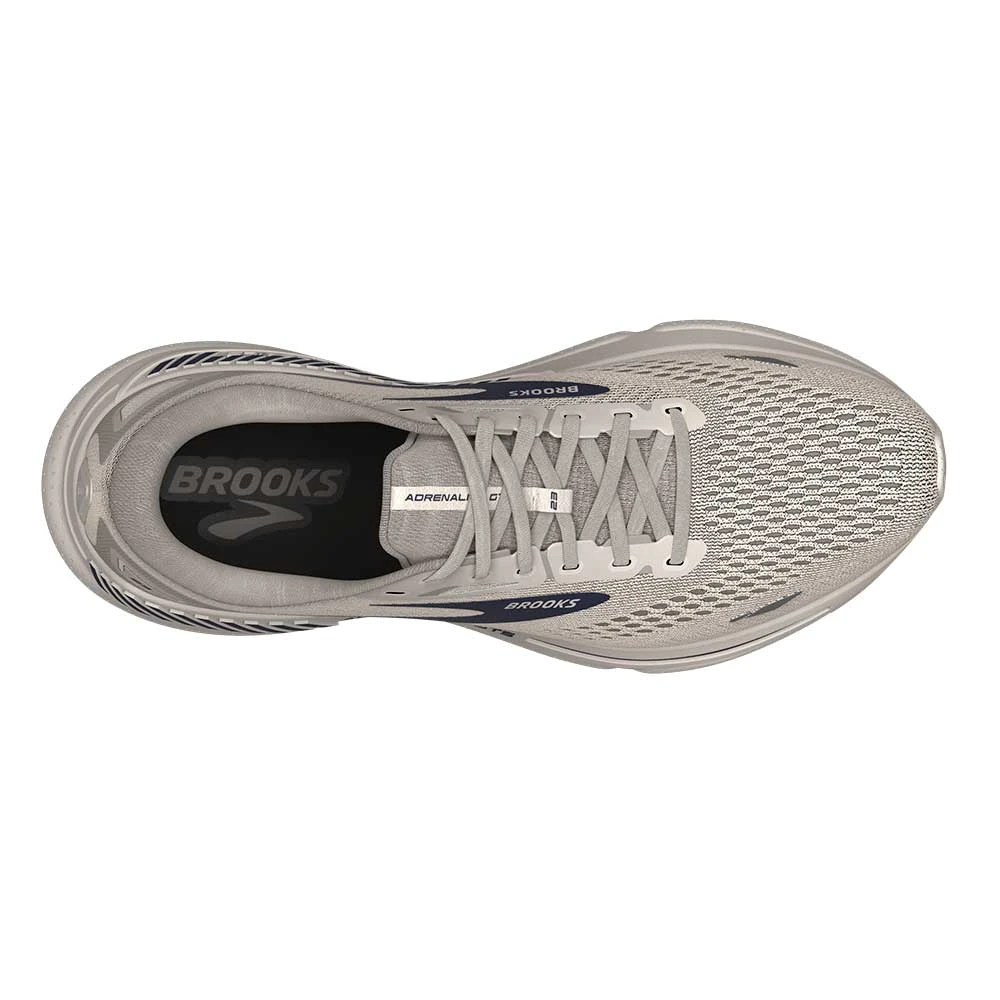 BROOKS Adrenaline GTS 23 (D) - Crystal Grey/Surkthe Web/Grey - Image 6