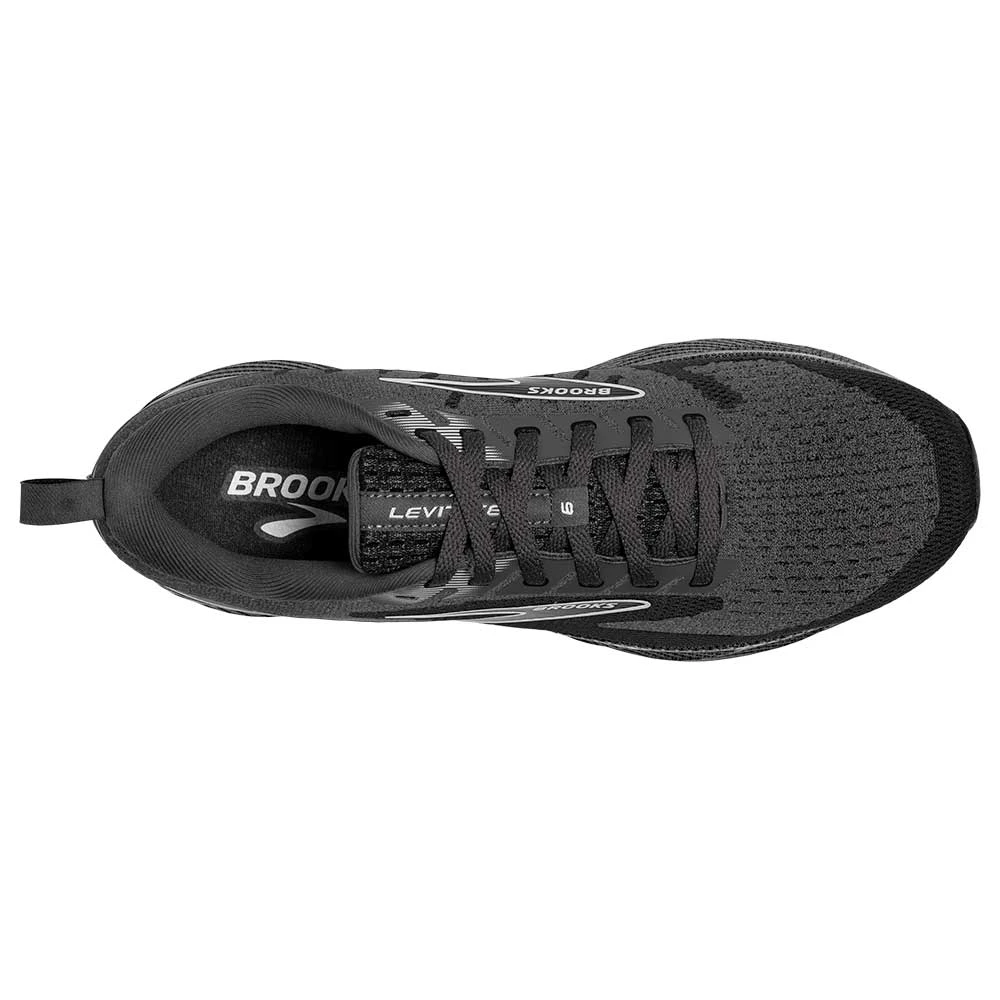 BROOKS Men's Levitate 6 Running Shoe- Blackened Pearl/Ebony/White- Regular (D) - Image 3