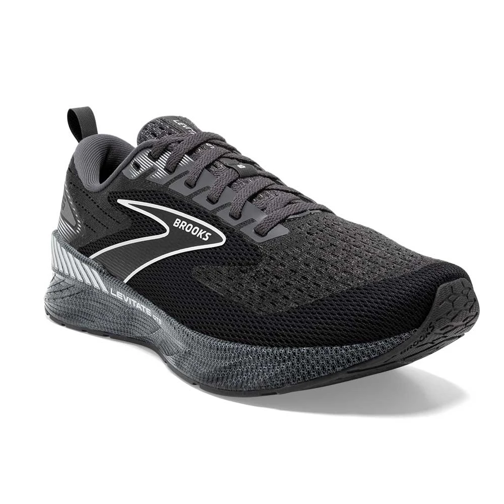 BROOKS Men's Levitate GTS 6 Running Shoe- Blackened Pearl/Ebony/White- Regular (D) - Image 2