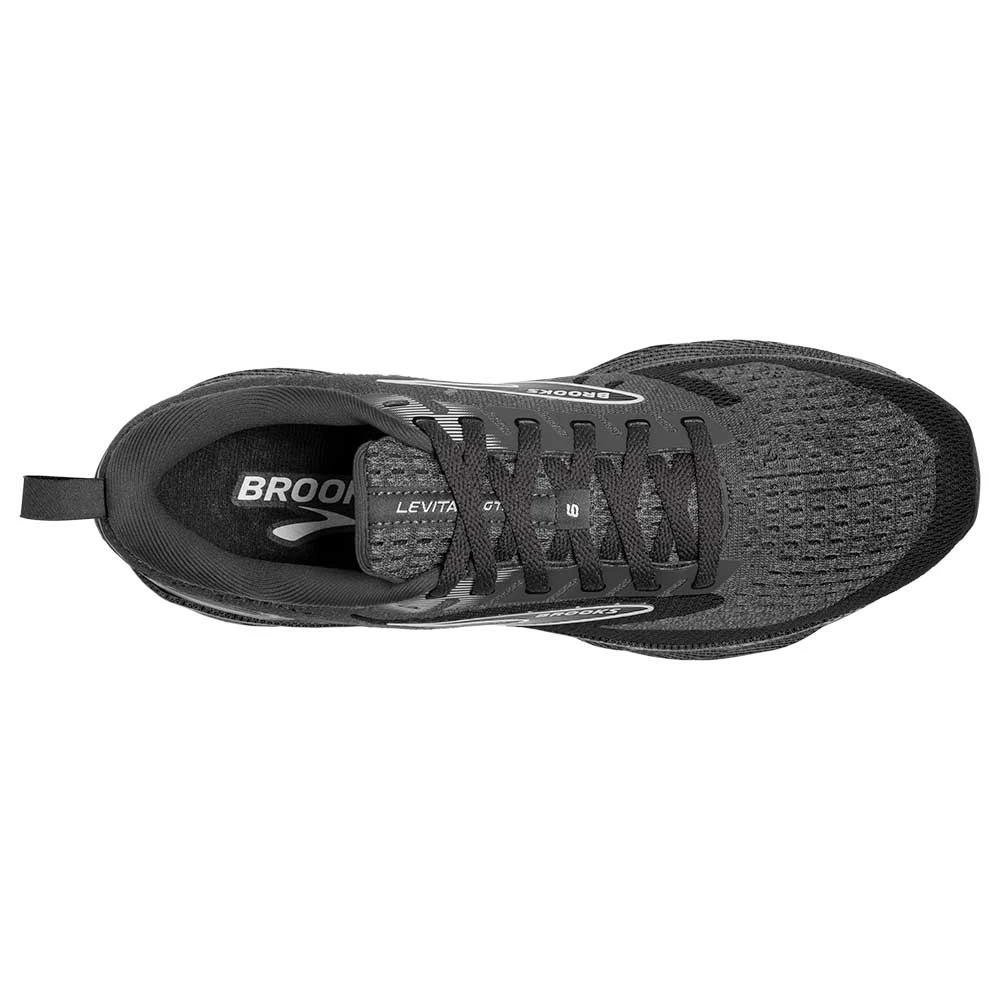 BROOKS Men's Levitate GTS 6 Running Shoe- Blackened Pearl/Ebony/White- Regular (D) - Image 3