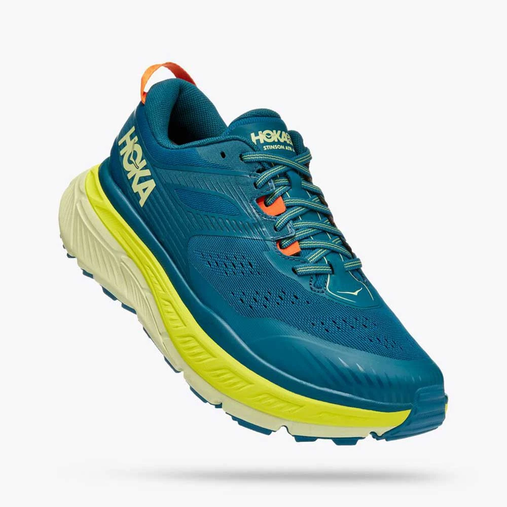 Hoka Men's Stinson ATR 6 Trail Shoe - Blue Coral/Butterfly - Regular (D) - Image 2