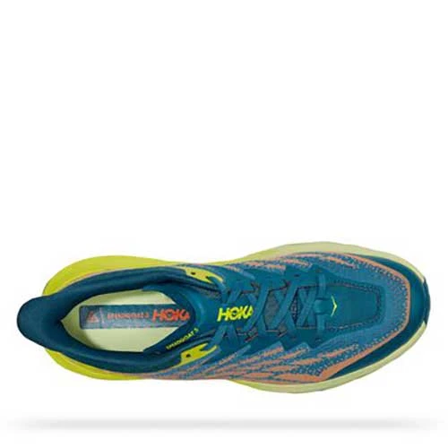 Hoka Men's Speedgoat 5 Trail Shoes - Blue Coral/Evening Primrose - Regular (D) - Image 5
